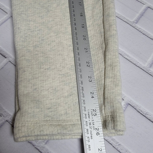 Universal Thread Mid-Rise Rib-Knit Tapered Jogger Pants Gray Women's Size XXL - Picture 5 of 8